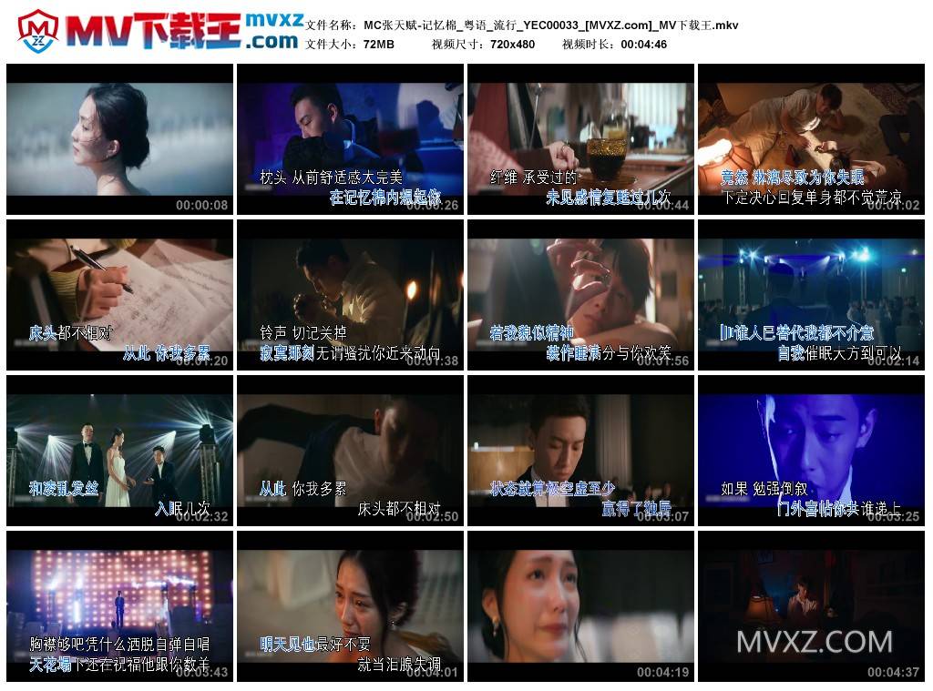 MC张天赋-记忆棉_粤语_流行_YEC00033